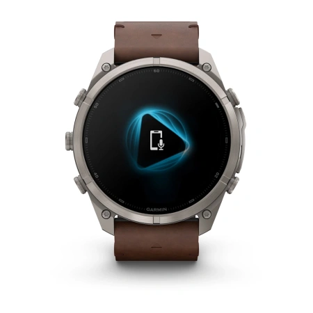 Garmin Fenix 9 Pro InReach 51mm Titanium Walnut Leather Band (010-04337-41)