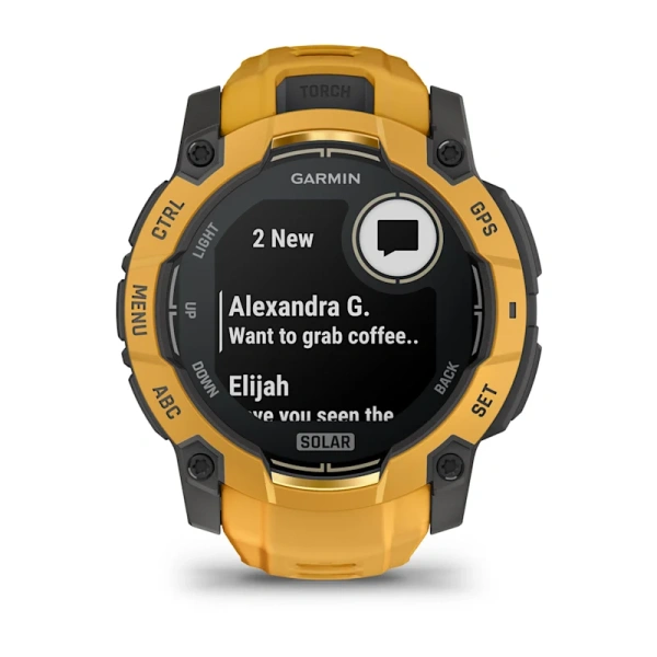 Garmin Instinct 3 50 mm, Solar Sunburst (010-02935-02)