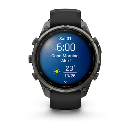 Garmin Fenix 9 Pro 47mm Carbon Gray DLC Titanium Black/Pebble Grey (010-04336-16)