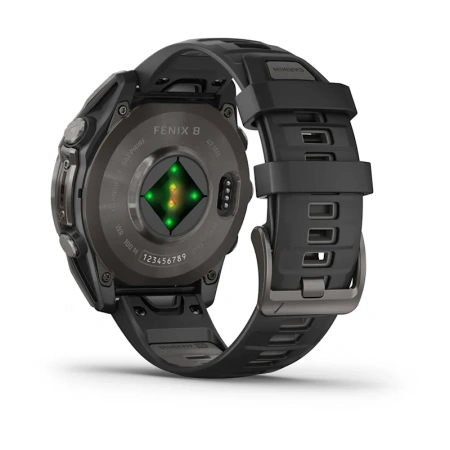 Garmin Fenix 8 47 mm AMOLED Sapphire Carbon Grey DLC (010-02904-21)