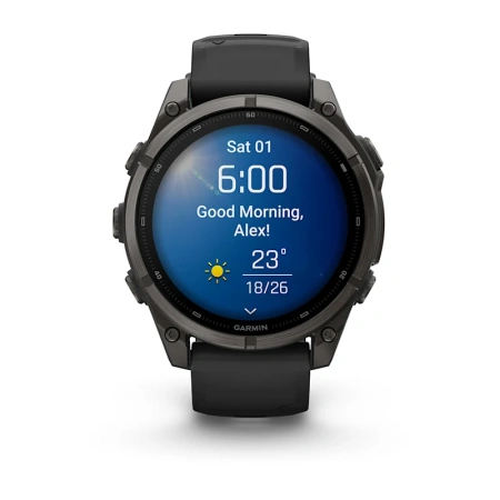 Garmin Fenix 9 47mm Carbon Grey DLC Titanium Black (010-04762-11)