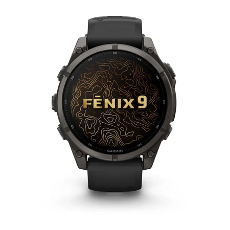 Garmin Fenix 9 47mm Carbon Grey DLC Titanium Black (010-04762-11)