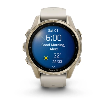 Garmin Fenix 8 43 mm AMOLED Sapphire Soft Gold (010-02903-11)