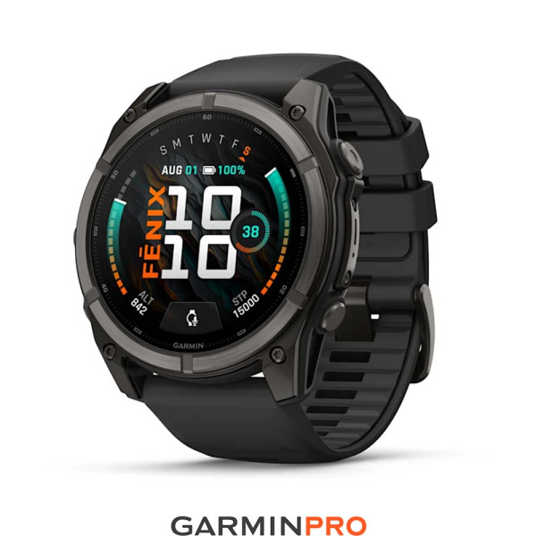 Garmin Fenix 9 51mm Carbon Grey DLC Titanium Black (010-04763-11)