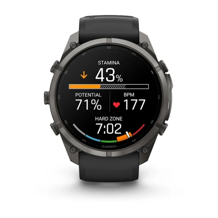 Garmin Fenix 9 Pro 51mm Carbon Gray DLC Titanium Black/Pebble Grey (010-04337-16)