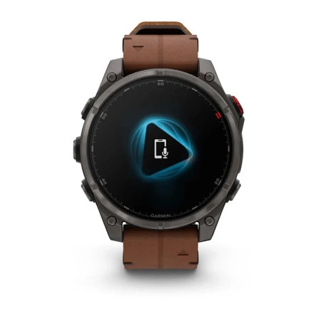 Garmin Fenix 8 Pro 47 mm AMOLED Sapphire Carbon Grey DLC leather (010-03198-40)