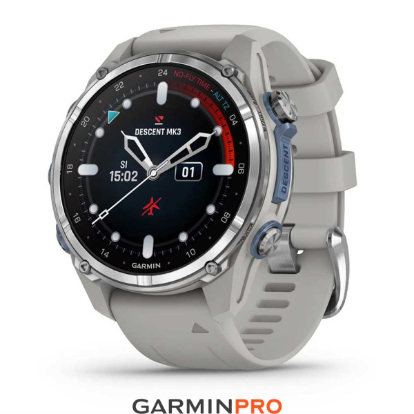 Garmin Descent Mk3 43mm Stainless steel (010-02753-04)