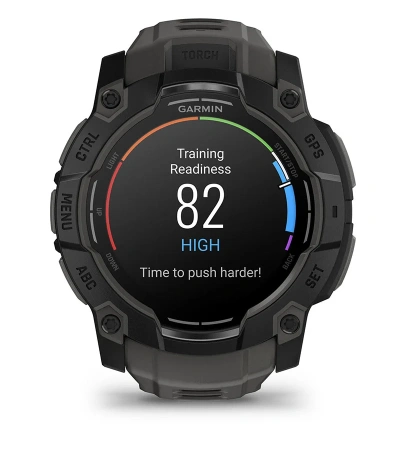 Garmin Instinct 3 50 mm, AMOLED Black/Bolt Blue (010-03020-03)
