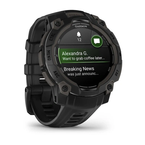 Garmin Instinct 3 45 mm, AMOLED Black (010-02936-00)