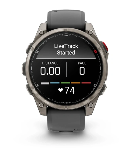 Garmin Fenix 8 Pro 47 mm AMOLED Sapphire Carbon Grey DLC leather (010-03198-40)