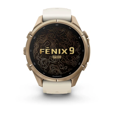 Garmin Fenix 9 Pro 43mm Autumn Gold Titanium Cream/French Grey (010-04335-26)