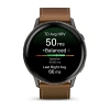 Garmin Venu 4 45 mm Slate Leather Band(010-03014-03)
