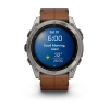 Garmin Fenix 8 51 mm AMOLED Sapphire Titanium Leather (010-02905-40)