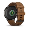 Garmin Venu 4 45 mm Slate Leather Band(010-03014-03)