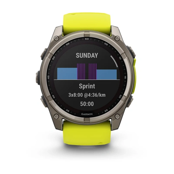 Garmin Fenix 8 51 mm Solar Sapphire Titanium (010-02907-21)