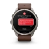 Garmin Fenix 9 Pro InReach 51mm Titanium Walnut Leather Band (010-04337-41)