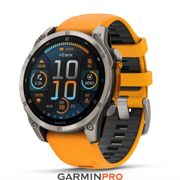 Garmin Fenix 8 47 mm AMOLED Sapphire Titanium (010-02904-11)