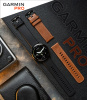 Garmin Venu 4 45 mm Slate Leather Band(010-03014-03)