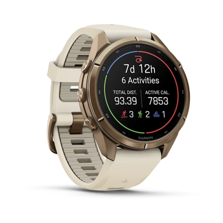 Garmin Fenix 9 Pro 43mm Autumn Gold Titanium Cream/French Grey (010-04335-26)