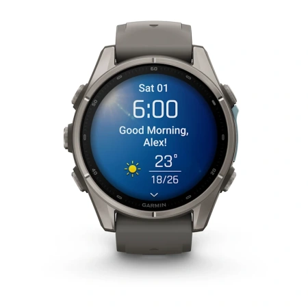 Garmin Fenix 9 43mm Titanium Pebble Grey (010-04761-11)