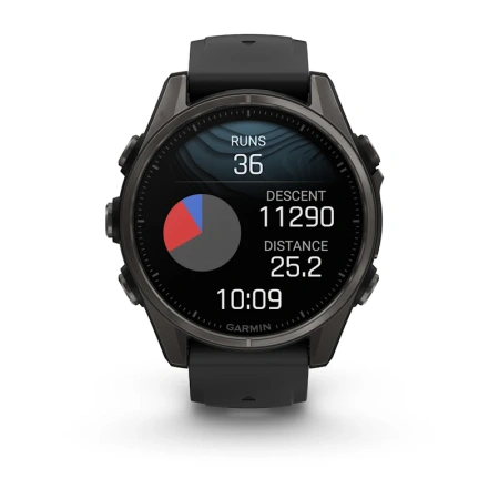 Garmin Fenix 8 43 mm AMOLED Sapphire Carbon Grey DLC (010-02903-21)