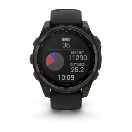 Garmin Fenix 8 47 mm Solar Sapphire Carbon Grey DLC (010-02906-11)