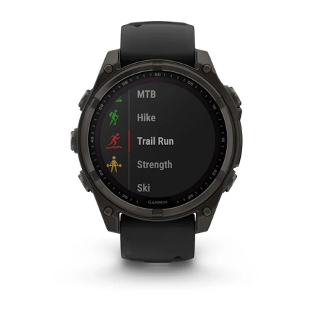 Garmin Fenix 8 47 mm Solar Sapphire Carbon Grey DLC (010-02906-11)