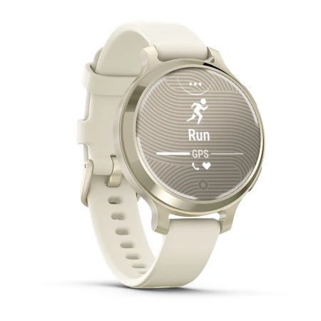Garmin Lily 2 Active Lunar Gold with Bone Silicone Band (010-02891-00)