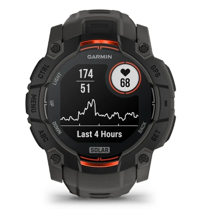 Garmin Instinct 3 50 mm, Solar Black (010-02935-00)