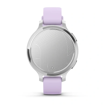 Garmin Lily 2 Active Silver with Purple Jasmine Silicone Band (010-02891-01)